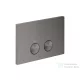 Hansgrohe AXOR FLUSH PLATE nyomólap Geberit Sigma tartályhoz, szálcsiszolt fekete króm 42530340