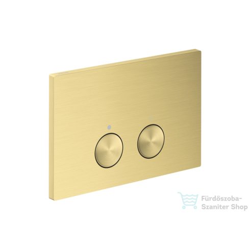 Hansgrohe AXOR FLUSH PLATE nyomólap Geberit Sigma tartályhoz, szálcsiszolt sárgaréz 42530950