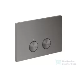   Hansgrohe AXOR FLUSH PLATE nyomólap, szálcsiszolt fekete króm 42531340