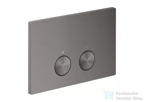 Hansgrohe AXOR FLUSH PLATE nyomólap, szálcsiszolt fekete króm 42531340