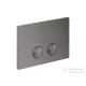 Hansgrohe AXOR FLUSH PLATE nyomólap, szálcsiszolt fekete króm 42531340