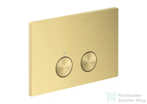 Hansgrohe AXOR FLUSH PLATE nyomólap, szálcsiszolt sárgaréz 42531950
