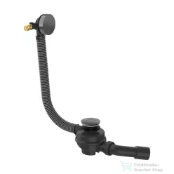   Hansgrohe AXOR EXAFILL kádfeltöltős le/túlfolyó, polírozott fekete króm 42540330