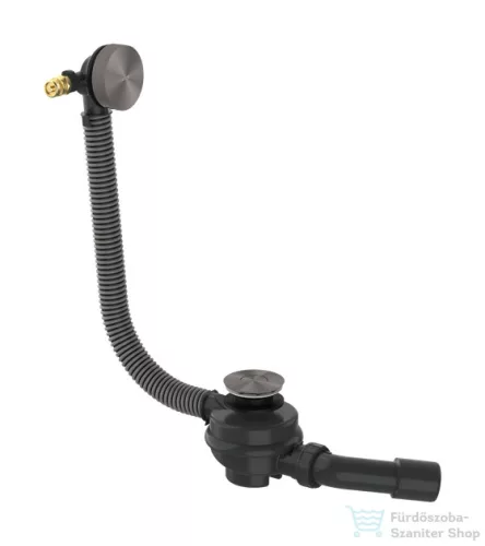 Hansgrohe AXOR EXAFILL kádfeltöltős le/túlfolyó, szálcsiszolt fekete króm 42540340