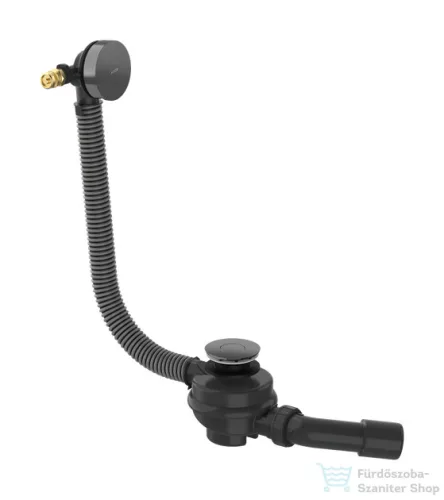 Hansgrohe AXOR EXAFILL kád le/túlfolyó, polírozott fekete króm 42541330