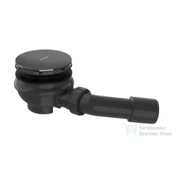   Hansgrohe AXOR STARO zuhanytálca szifon, 90 mm, polírozott fekete króm 42542330