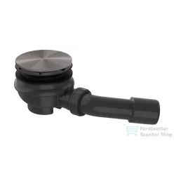   Hansgrohe AXOR STARO zuhanytálca szifon, 90 mm, szálcsiszolt fekete króm 42542340
