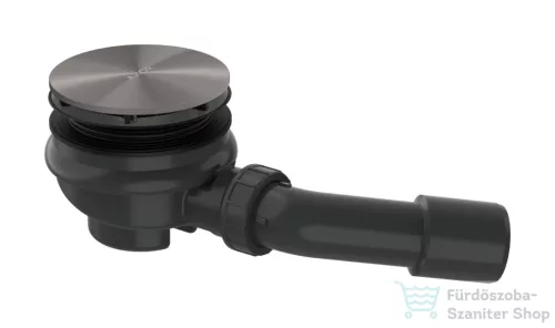Hansgrohe AXOR STARO zuhanytálca szifon, 90 mm, szálcsiszolt fekete króm 42542340