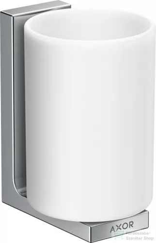 Hansgrohe AXOR UNIVERAL RECTANGULAR fali fogmosó pohár,króm 42604000