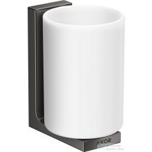   Hansgrohe AXOR UNIVERAL RECTANGULAR fali fogmosó pohár,polírozott fekete króm 42604330