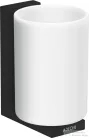 Hansgrohe AXOR UNIVERAL RECTANGULAR fali fogmosó pohár,matt fekete 42604670