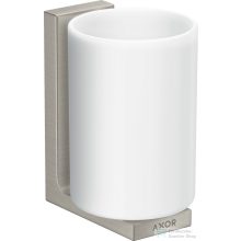   Hansgrohe AXOR UNIVERAL RECTANGULAR fali fogmosó pohár,rozsdamentes acél hatású 42604800