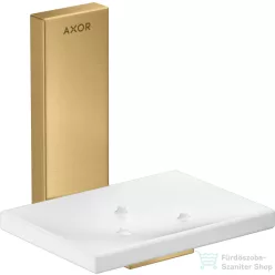   Hansgrohe AXOR UNIVERSAL RECTANGULAR fali szappantartó,szálcsiszolt arany hatású 42605250