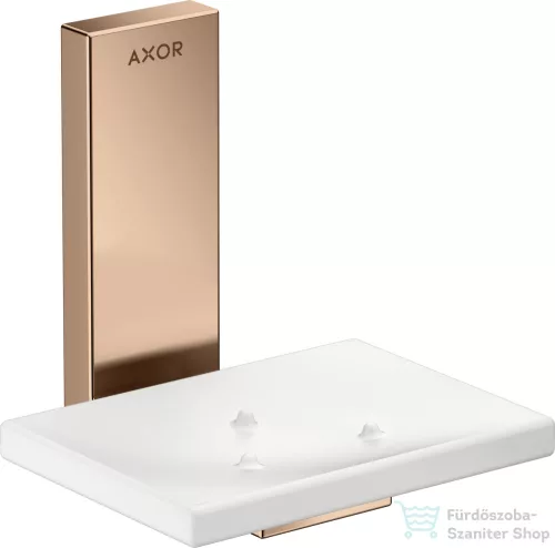 Hansgrohe AXOR UNIVERSAL RECTANGULAR fali szappantartó,polírozott vörös arany hatású 42605300