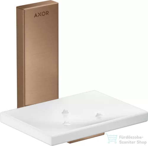 Hansgrohe AXOR UNIVERSAL RECTANGULAR fali szappantartó,szálcsiszolt vörös arany hatású 42605310