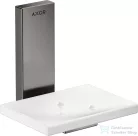 Hansgrohe AXOR UNIVERSAL RECTANGULAR fali szappantartó,polírozott fekete króm 42605330