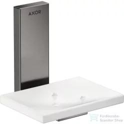   Hansgrohe AXOR UNIVERSAL RECTANGULAR fali szappantartó,polírozott fekete króm 42605330