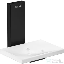  Hansgrohe AXOR UNIVERSAL RECTANGULAR fali szappantartó,matt fekete 42605670