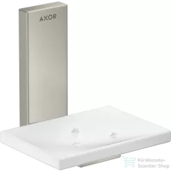   Hansgrohe AXOR UNIVERSAL RECTANGULAR fali szappantartó,rozsdamentes acél hatású 42605800