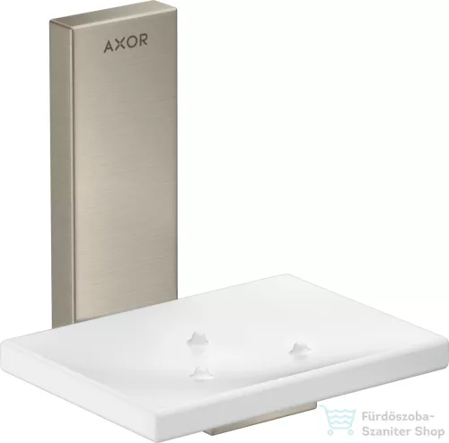 Hansgrohe AXOR UNIVERSAL RECTANGULAR fali szappantartó,szálcsiszolt nikkel 42605820