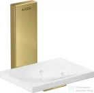 Hansgrohe AXOR UNIVERSAL RECTANGULAR fali szappantartó,szálcsiszolt sárgaréz hatású 42605950
