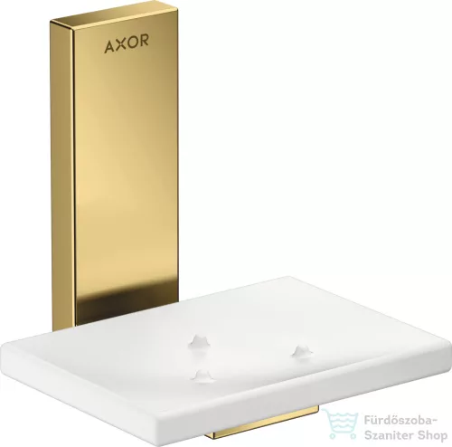 Hansgrohe AXOR UNIVERSAL RECTANGULAR fali szappantartó,polírozott arany hatású 42605990