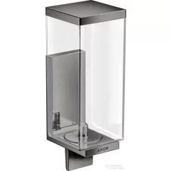   Hansrohe AXOR Universal Rectangular fali szappanadagoló,polírozott fekete króm 42610330