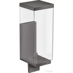  Hansrohe AXOR Universal Rectangular fali szappanadagoló,szálcsiszolt fekete króm 42610340