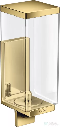 Hansrohe AXOR Universal Rectangular fali szappanadagoló,polírozott arany hatású 42610990