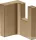 Hansgrohe AXOR UNIVERSAL RECTANGULAR akasztó,szálcsiszolt bronz 42611140