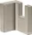 Hansgrohe AXOR UNIVERSAL RECTANGULAR akasztó,szálcsiszolt nikkel 42611820