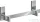 Hansgrohe AXOR UNIVERSAL RECTANGULAR 34 cm-es kapaszkodó,Króm 42613000