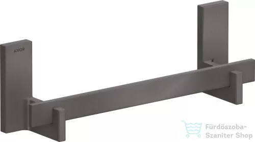 Hansgrohe AXOR UNIVERSAL RECTANGULAR 34 cm-es kapaszkodó,Szálcsiszolt fekete króm 42613340