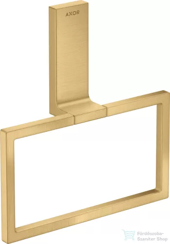 Hansgrohe AXOR UNIVERSAL RECTANGULAR törölközőtartó gyűrű,szálcsiszolt arany hatású 42623250