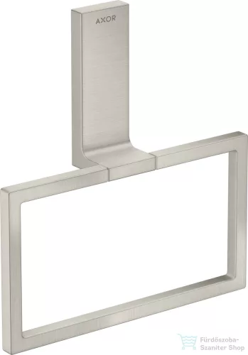 Hansgrohe AXOR UNIVERSAL RECTANGULAR törölközőtartó gyűrű,rozsdamentes acél hatású 42623800