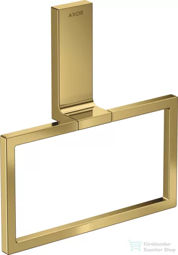 Hansgrohe AXOR UNIVERSAL RECTANGULAR törölközőtartó gyűrű,polírozott arany hatású 42623990