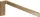 Hansgrohe AXOR UNIVERSAL RECTANGULAR 38 cm-es fix törölközőtartó,szálcsiszolt bronz 42626140