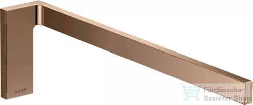 Hansgrohe AXOR UNIVERSAL RECTANGULAR 38 cm-es fix törölközőtartó,polírozott vörös arany hatású 42626300