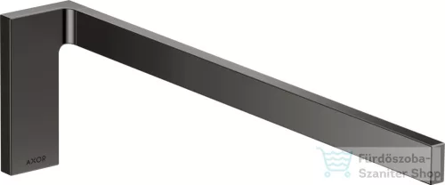 Hansgrohe AXOR UNIVERSAL RECTANGULAR 38 cm-es fix törölközőtartó,polírozott fekete króm 42626330