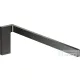 Hansgrohe AXOR UNIVERSAL RECTANGULAR 38 cm-es fix törölközőtartó,polírozott fekete króm 42626330