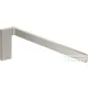 Hansgrohe AXOR UNIVERSAL RECTANGULAR 38 cm-es fix törölközőtartó,rozsdamentes acél hatású 42626800
