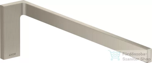 Hansgrohe AXOR UNIVERSAL RECTANGULAR 38 cm-es fix törölközőtartó,szálcsiszolt nikkel 42626820