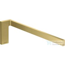   Hansgrohe AXOR UNIVERSAL RECTANGULAR 38 cm-es fix törölközőtartó,szálcsiszolt sárgaréz hatású 42626950