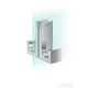 Hansgrohe AXOR UNIVERSAL RECTANGULAR zuhanyajtó fogantyú,króm 42639000
