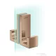 Hansgrohe AXOR UNIVERSAL RECTANGULAR zuhanyajtó fogantyú,polírozott vörös arany hatású 42639300