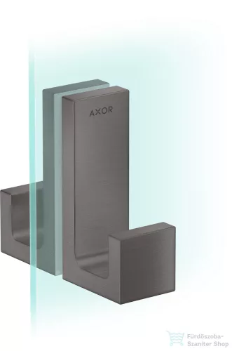 Hansgrohe AXOR UNIVERSAL RECTANGULAR zuhanyajtó fogantyú,szálcsiszolt fekete króm 42639340