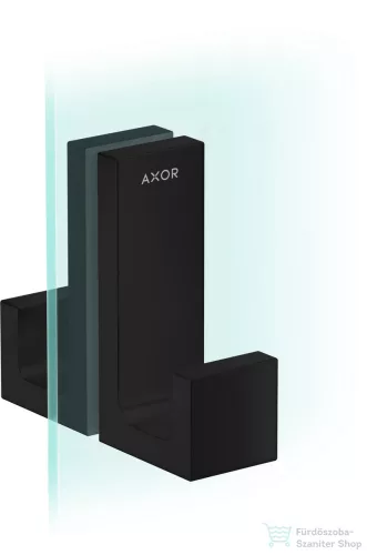 Hansgrohe AXOR UNIVERSAL RECTANGULAR zuhanyajtó fogantyú,matt fekete 42639670