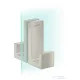 Hansgrohe AXOR UNIVERSAL RECTANGULAR zuhanyajtó fogantyú,rozsdamentes acél hatású 42639800