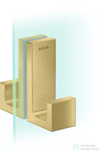 Hansgrohe AXOR UNIVERSAL RECTANGULAR zuhanyajtó fogantyú,szálcsiszolt sárgaréz hatású 42639950