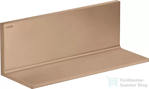 Hansgrohe AXOR UNIVERSAL RECTANGULAR 30 cm-es polc,szálcsiszolt vörös arany hatású 42644310